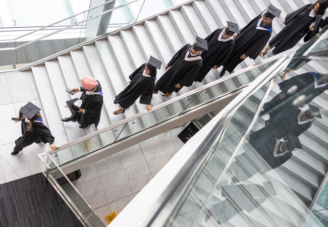 Graduate procession