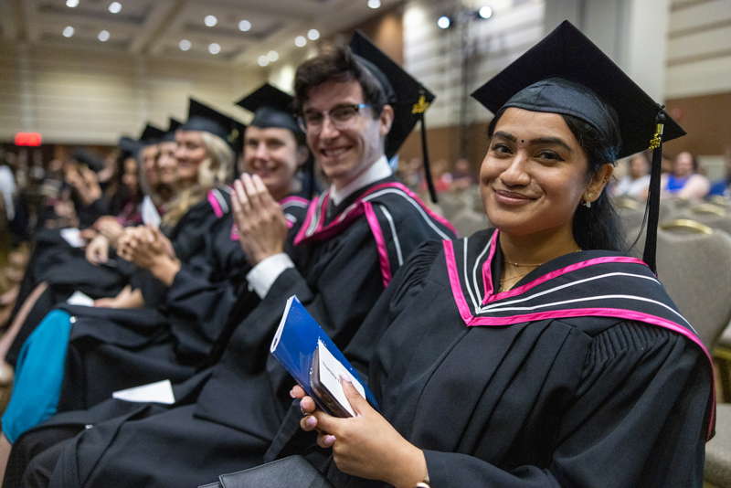 Enthusiastic grads